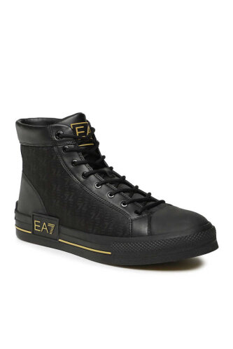 Emporio Armani Erkek Yarım Bot Sneaker - Emporio Armani