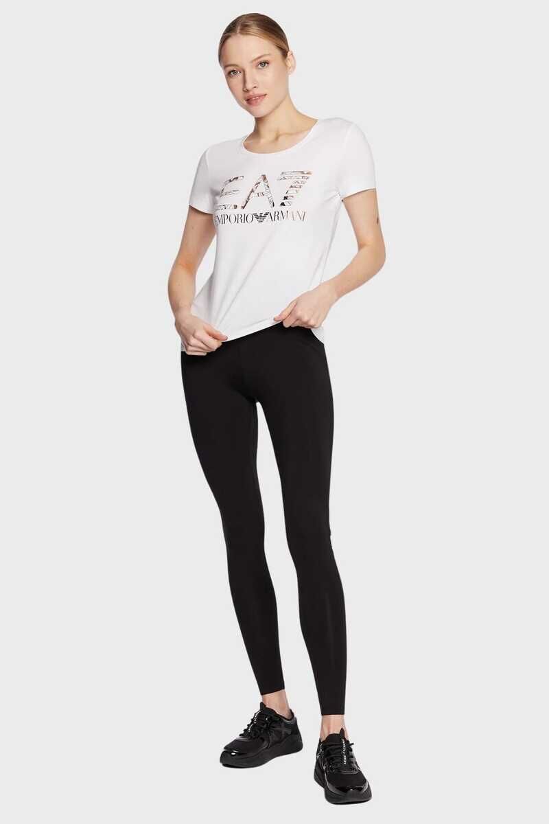 Emporio Armani Kadın Baskılı T-shirt - 2