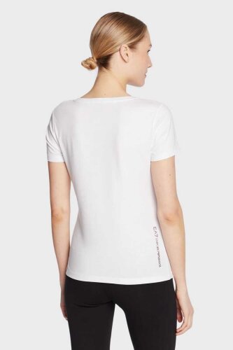 Emporio Armani Kadın Baskılı T-shirt - 3