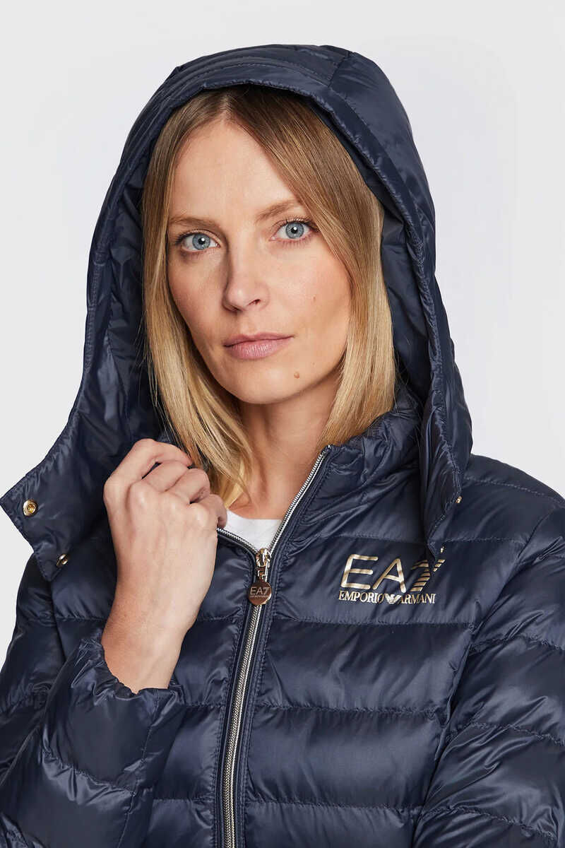 Emporio Armani Kadın Çıkarılabilir Kapşonlu Şişme Mont - 2