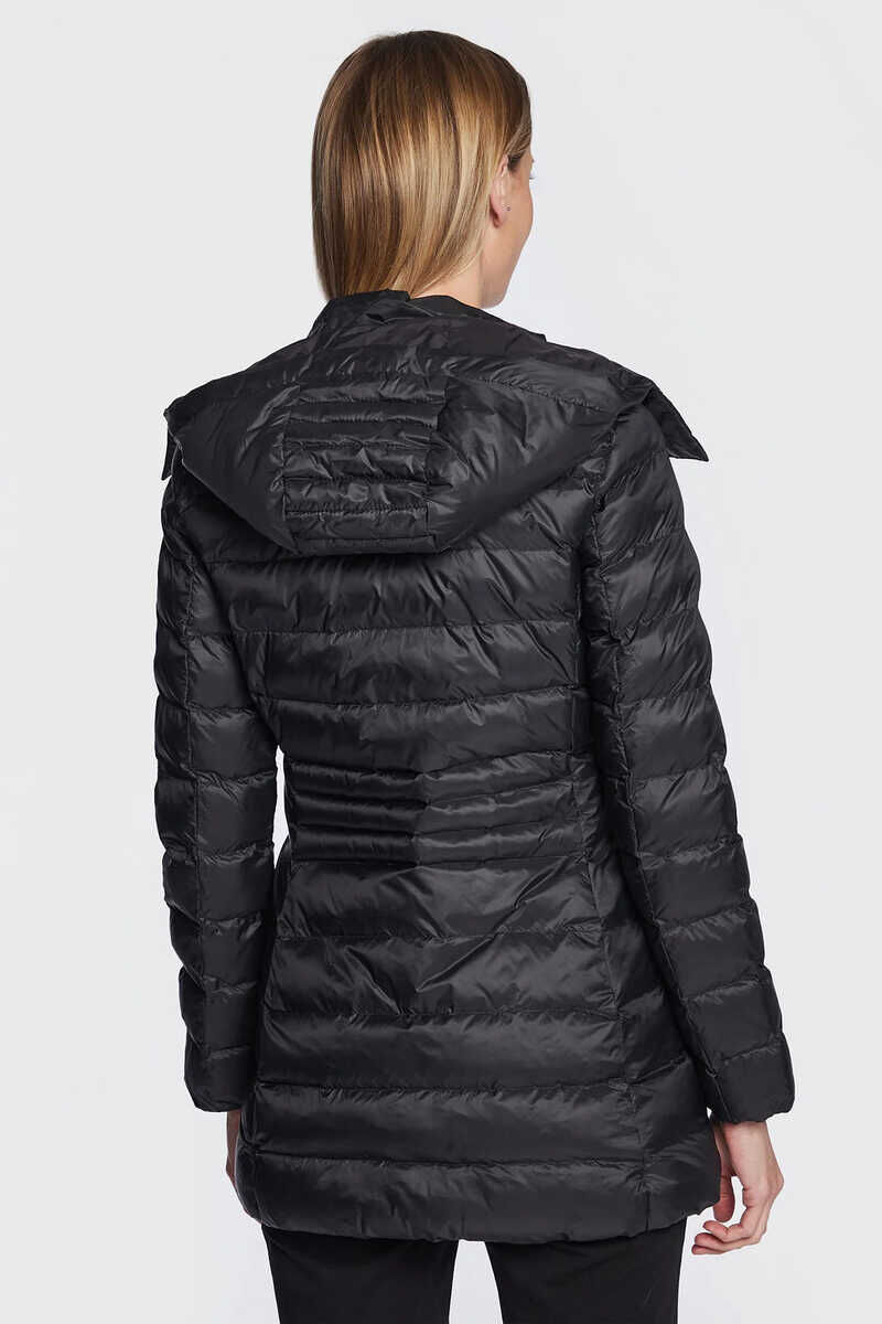 Emporio Armani Kadın Çıkarılabilir Kapşonlu Şişme Mont - 6