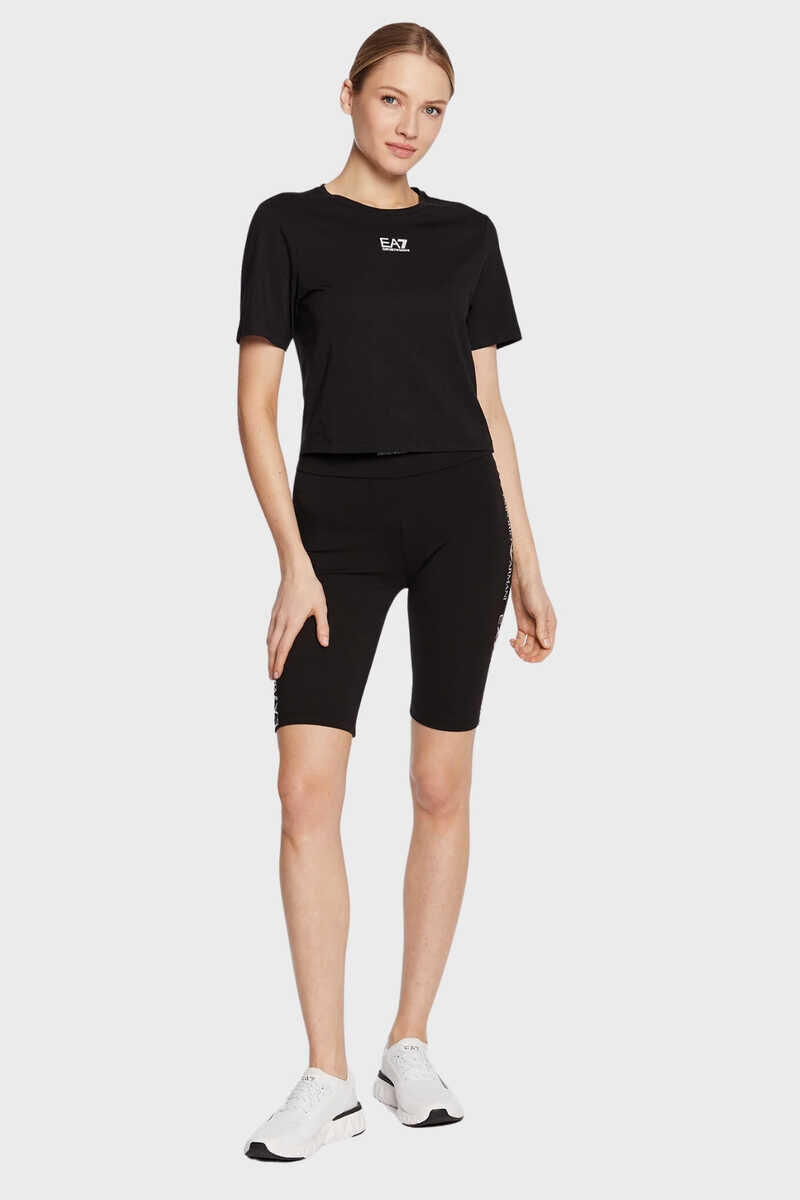 Emporio Armani Kadın Crop T-Shirt - 2