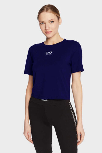 Emporio Armani Kadın Crop T-Shirt - Emporio Armani