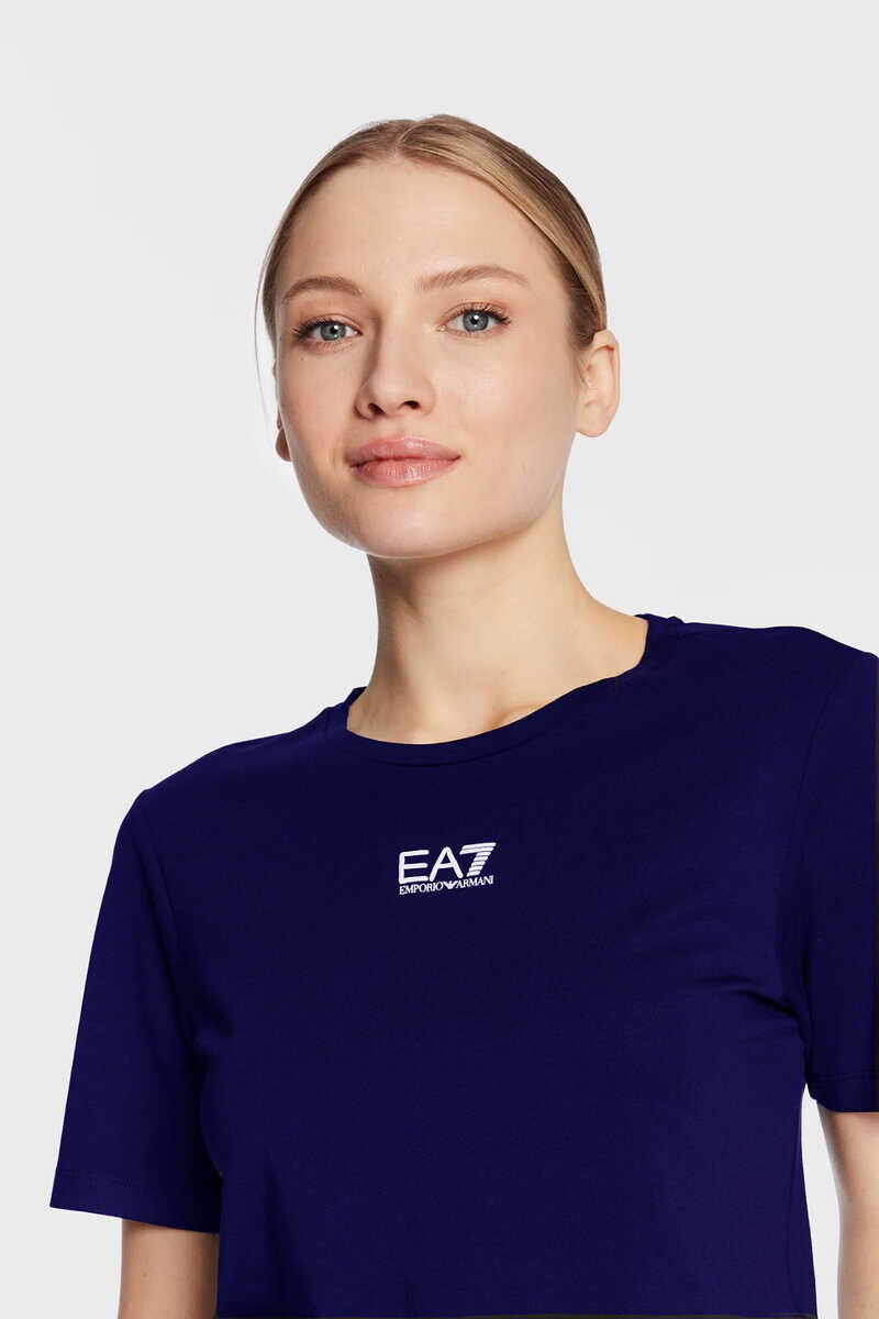 Emporio Armani Kadın Crop T-Shirt - 4