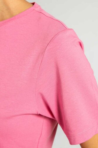 Emporio Armani Kadın Crop T-Shirt - 4