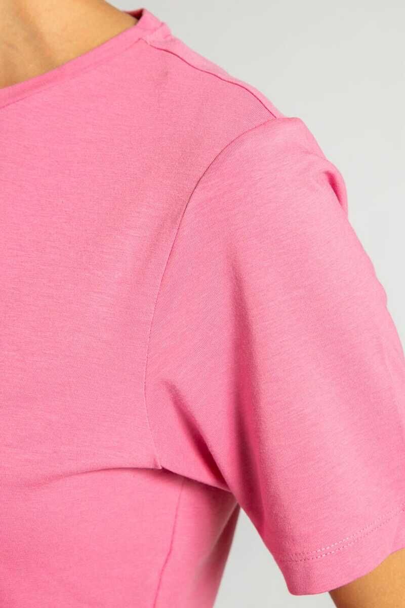 Emporio Armani Kadın Crop T-Shirt - 4