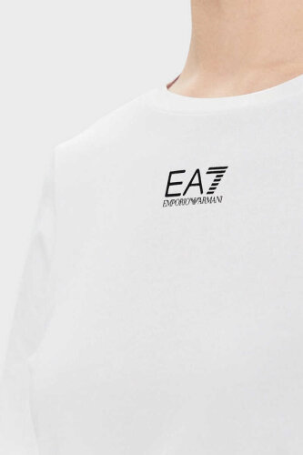 Emporio Armani Kadın Crop T-Shirt - 4