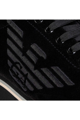 Emporio Armani Kadın Kadife Sneaker - 4