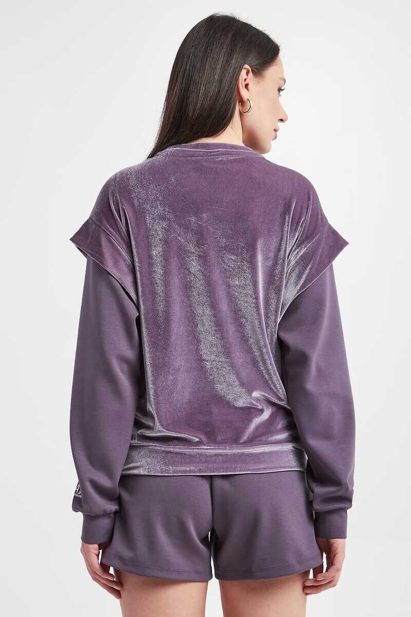 Emporio Armani Kadın Kadife Sweatshirt - 3