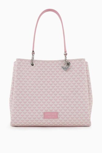 Emporio Armani Kadın Logolu Kol Çantası - 1
