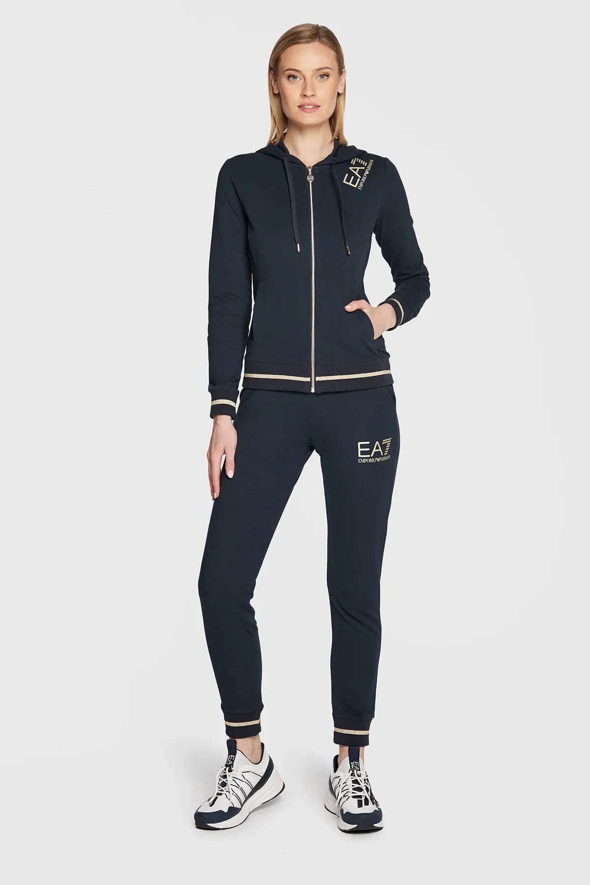 Emporio Armani Kapşonlu Kadın Eşofman Takımı - 6