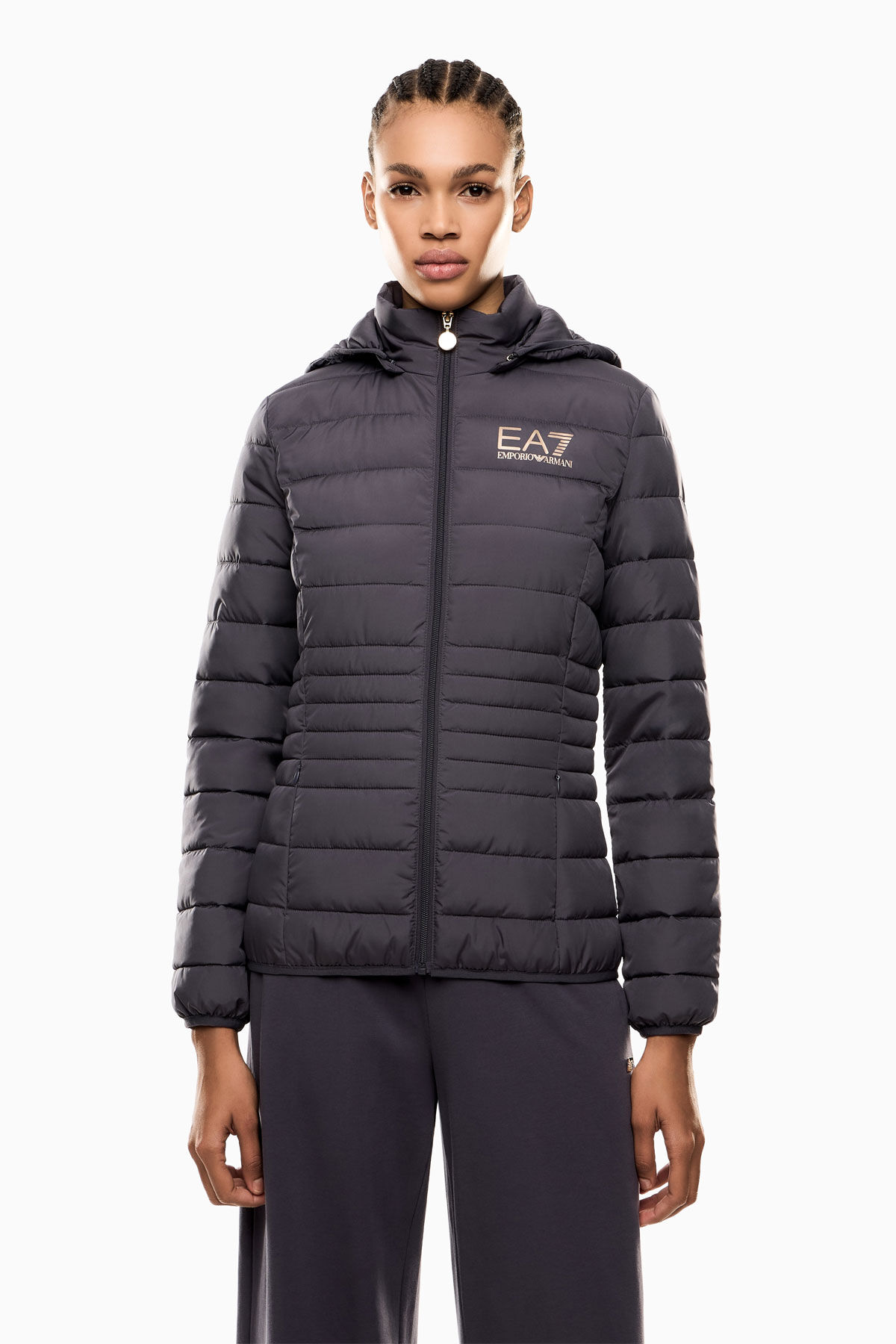 Emporio Armani Kapüşonlu Şişme Mont - 1