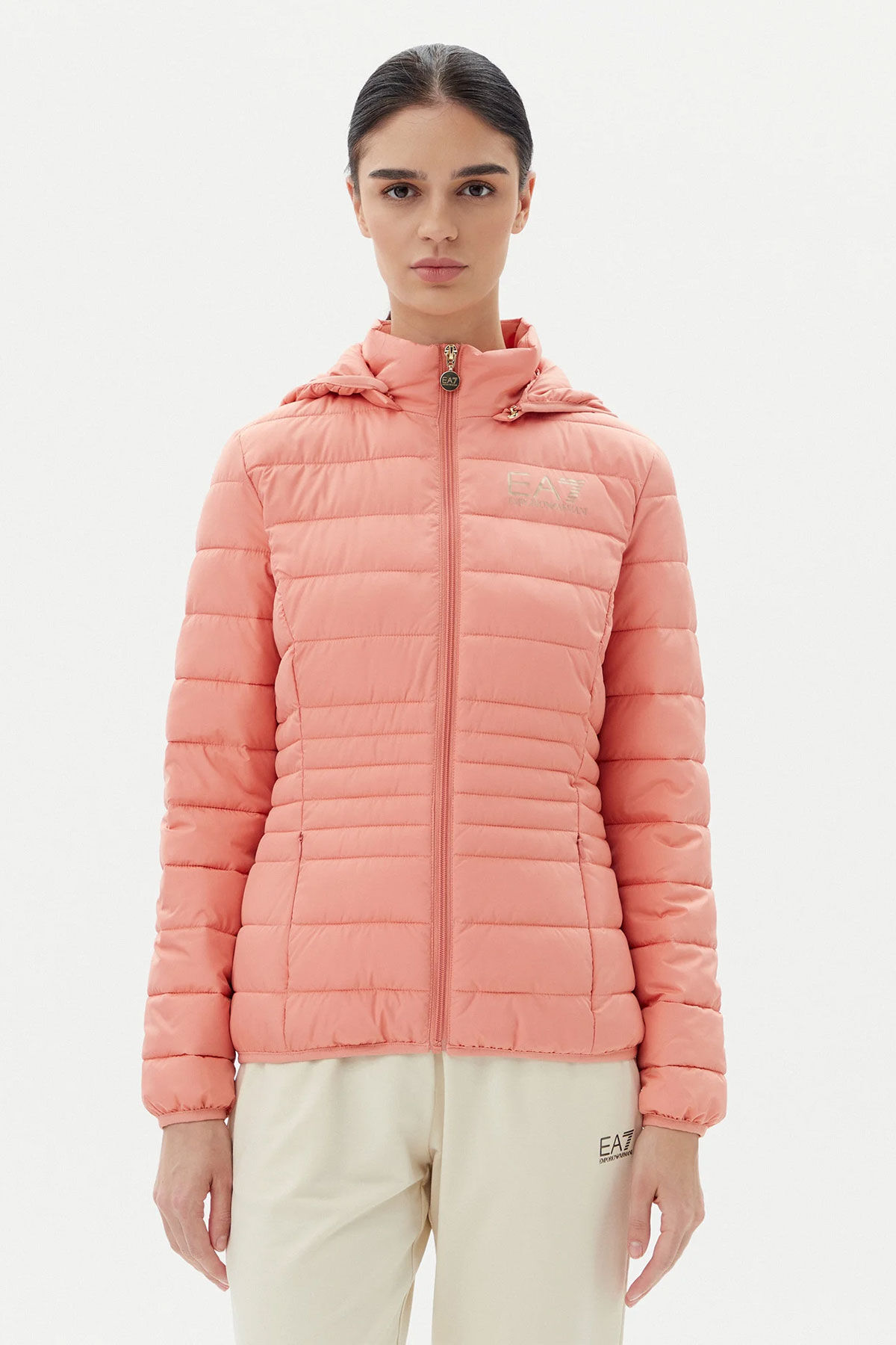 Emporio Armani Kapüşonlu Şişme Mont - 1