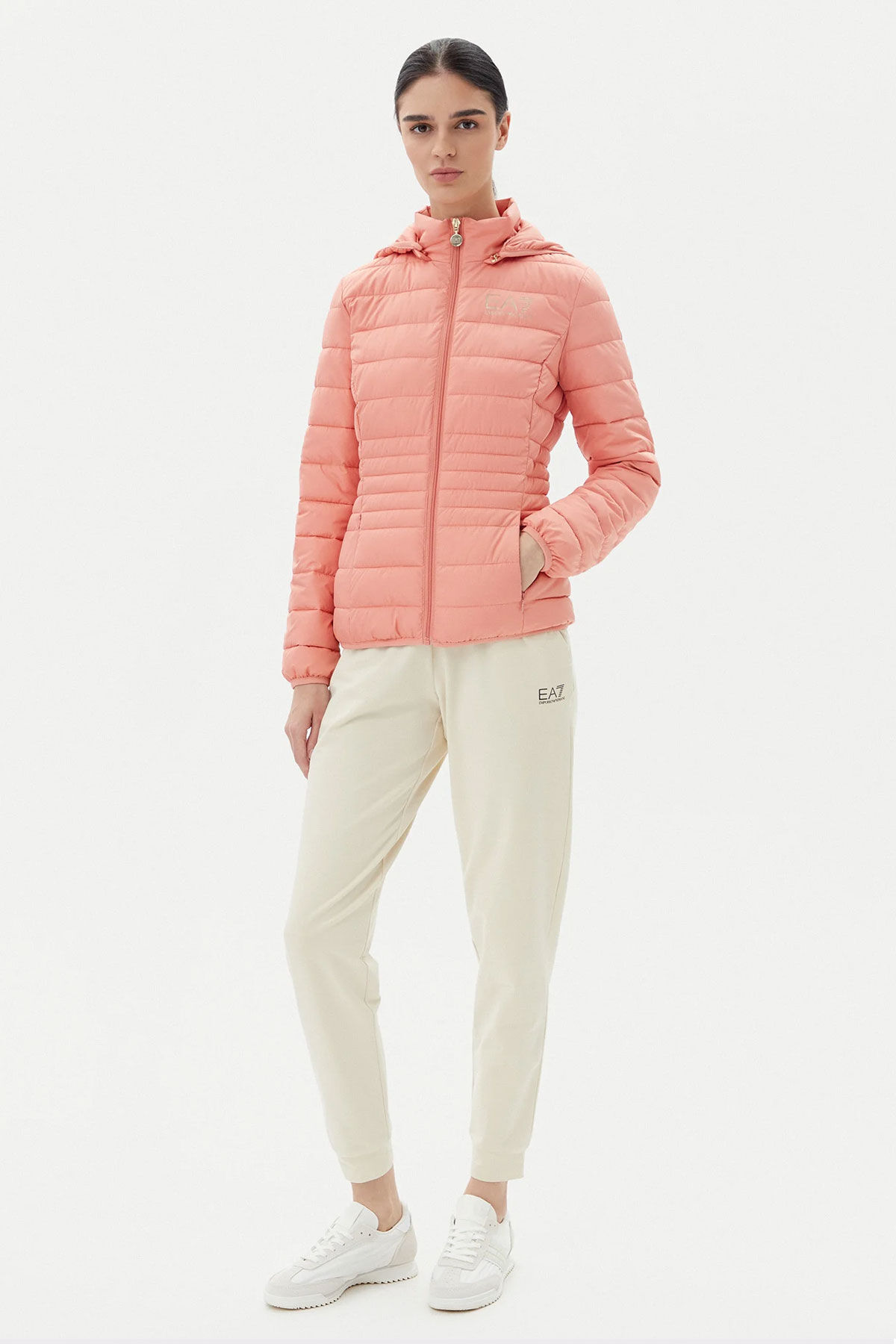 Emporio Armani Kapüşonlu Şişme Mont - 2