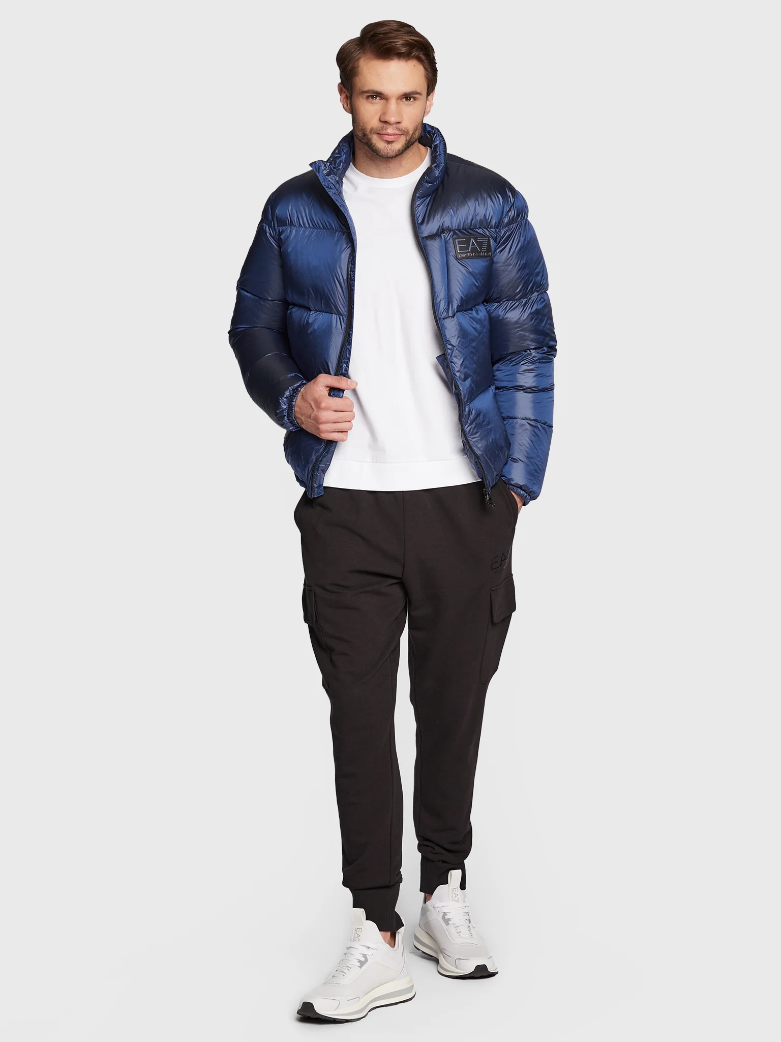 Emporio Armani Kaz Tüyü Erkek Şişme Mont - 2