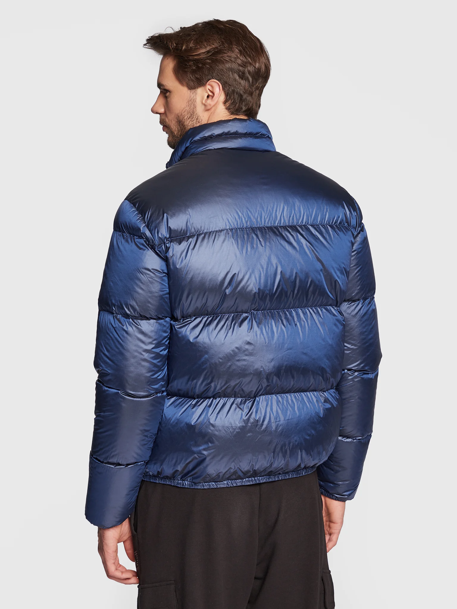 Emporio Armani Kaz Tüyü Erkek Şişme Mont - 3