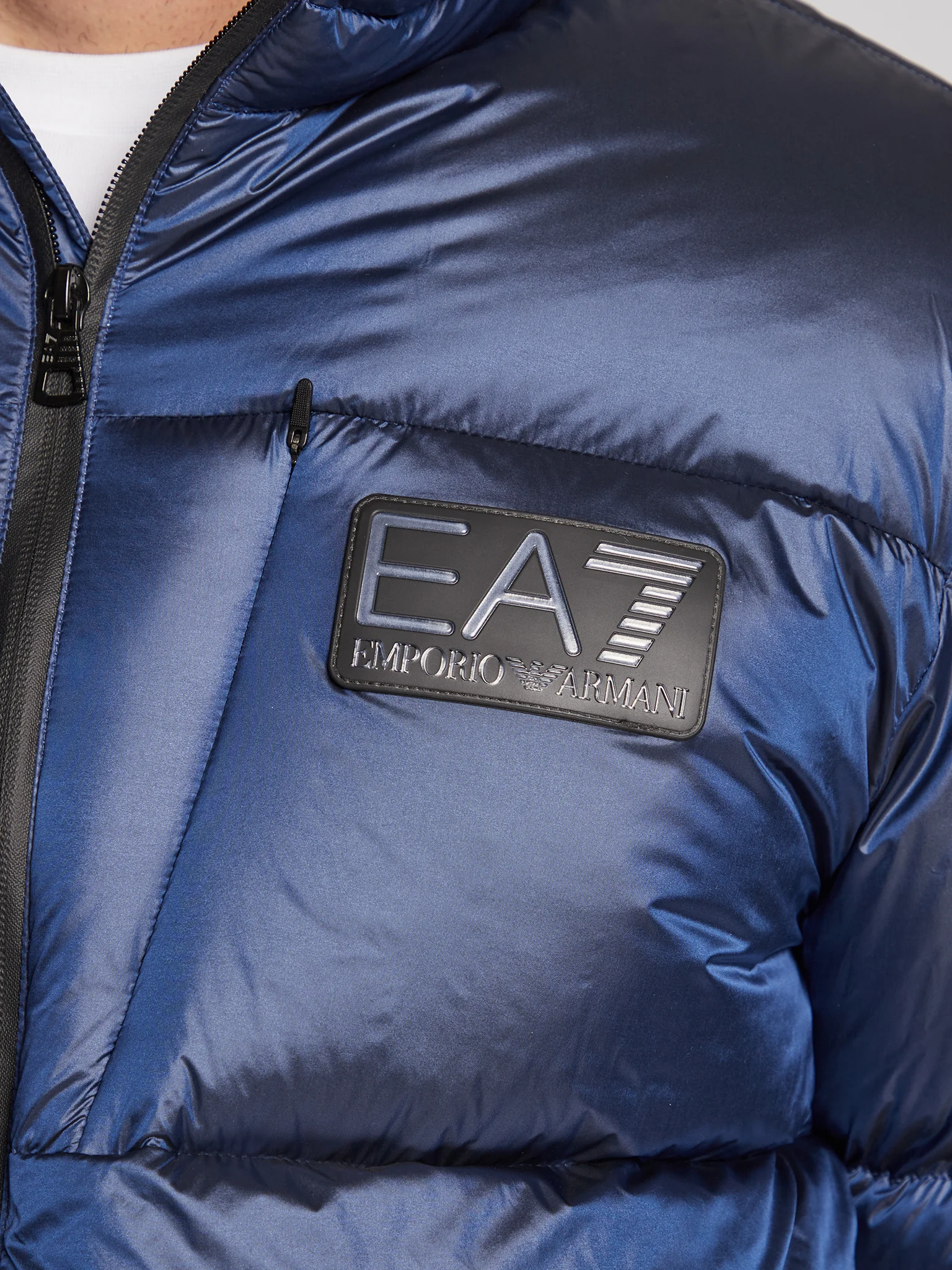 Emporio Armani Kaz Tüyü Erkek Şişme Mont - 6