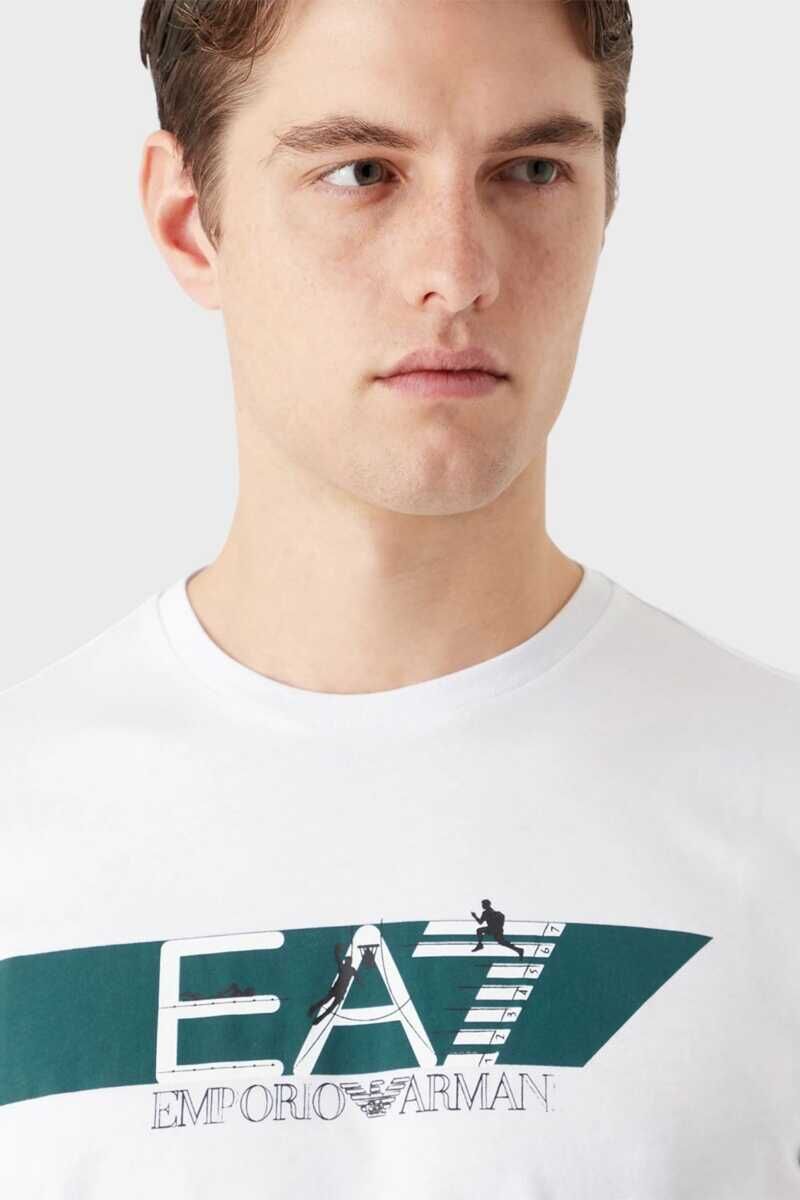 Emporio Armani Logolu Bisiklet Yaka T-Shirt - 3