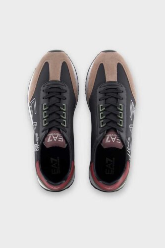 Emporio Armani Logolu Erkek Sneaker - 4