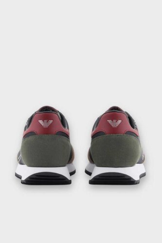 Emporio Armani Logolu Erkek Sneaker - 5