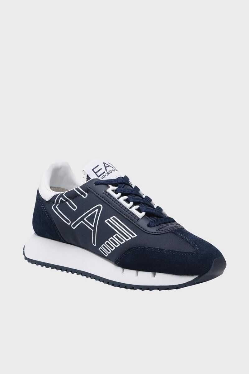 Emporio Armani Logolu Erkek Sneaker - 1