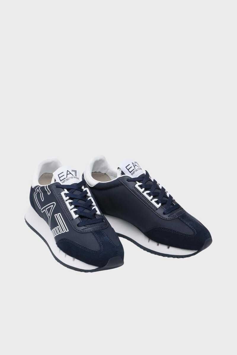 Emporio Armani Logolu Erkek Sneaker - 6