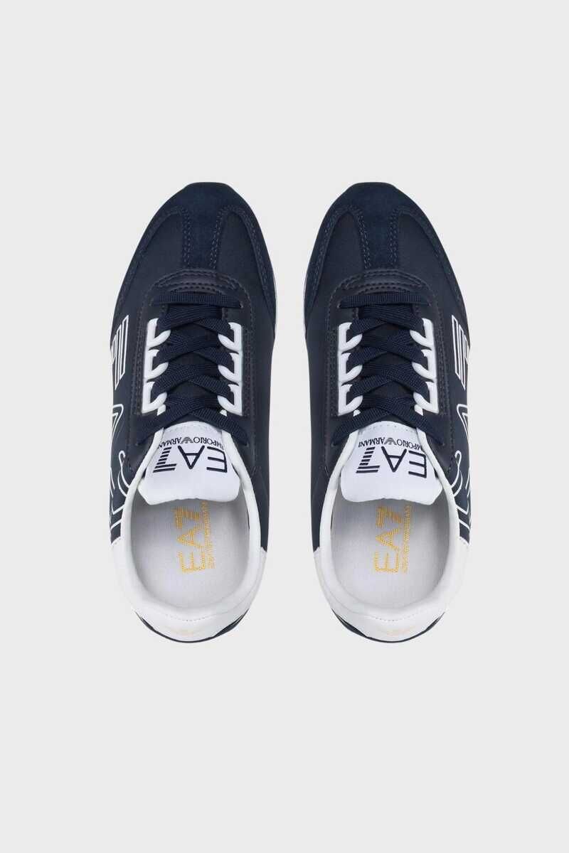 Emporio Armani Logolu Erkek Sneaker - 7