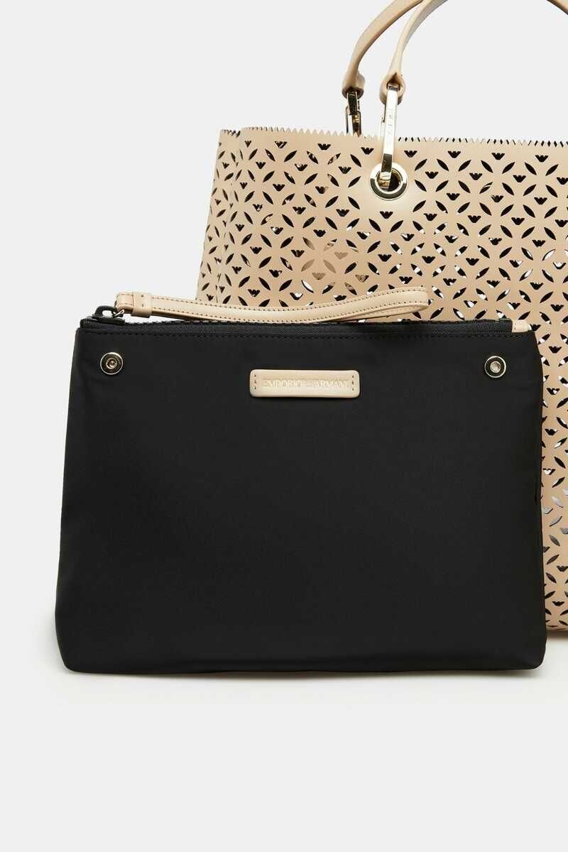 Emporio Armani Logolu Kadın Kol Çantası - 6