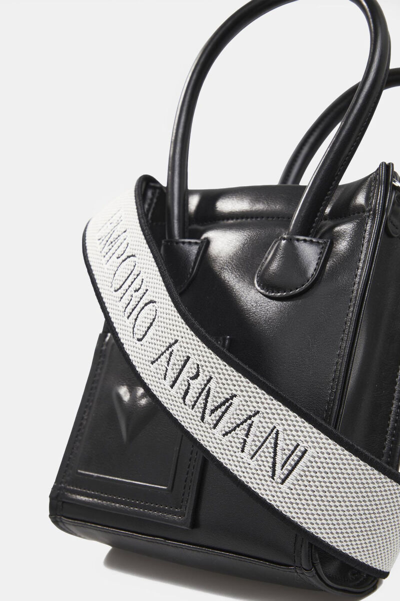 Emporio Armani Omuz Askılı Deri Çanta - 4