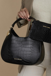 Emporio Armani Omuz Askılı Deri Çanta - 7