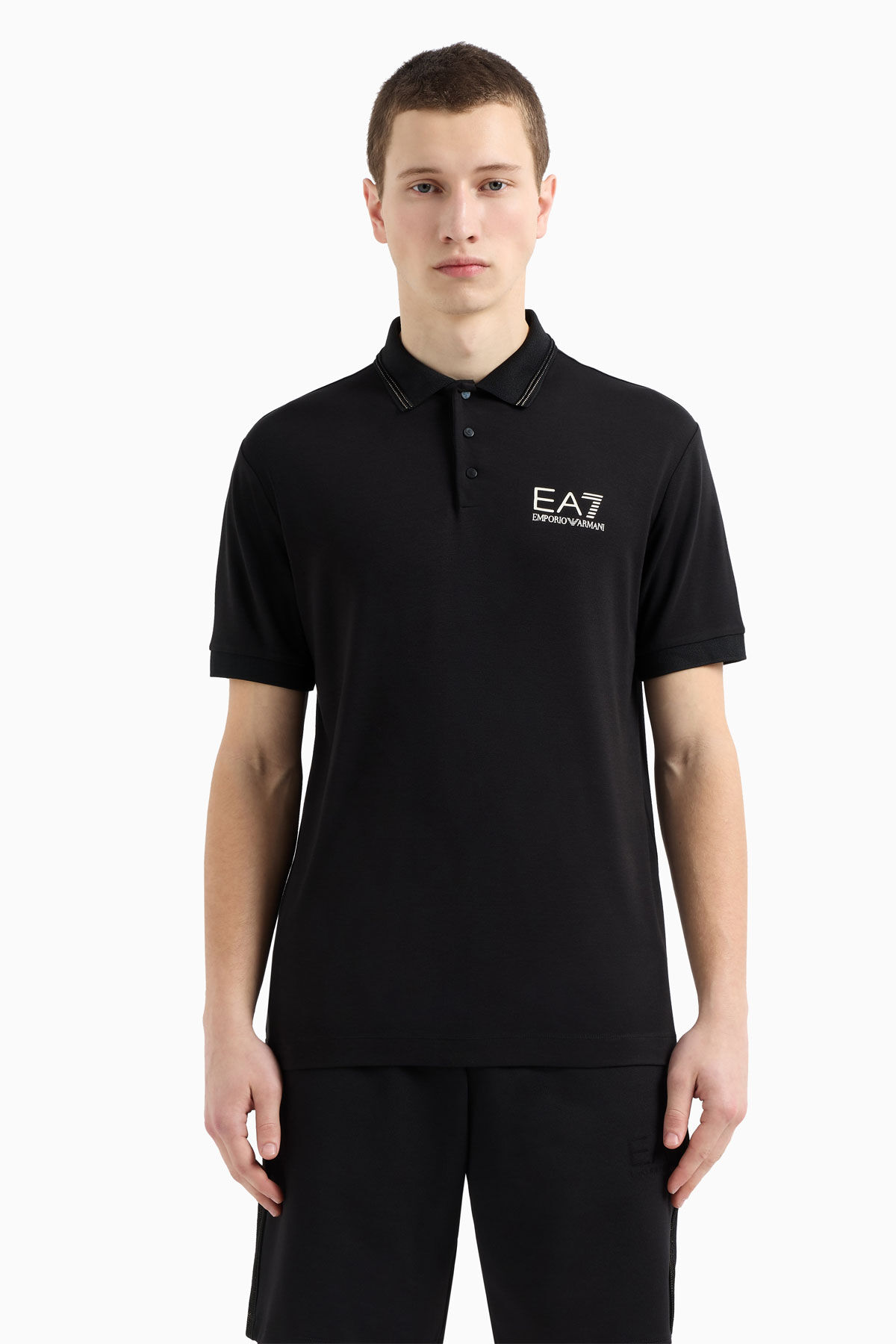 Emporio Armani Polo Yaka Erkek T-shirt - 1