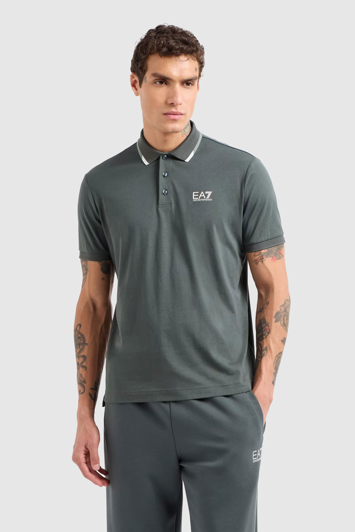 Emporio Armani Polo Yaka Erkek T-shirt - 1