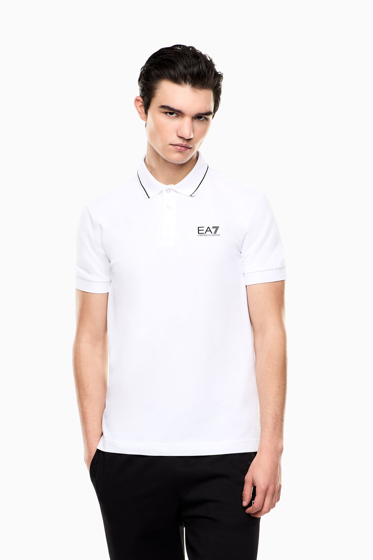 Emporio Armani Polo Yaka Erkek T-Shirt - 1