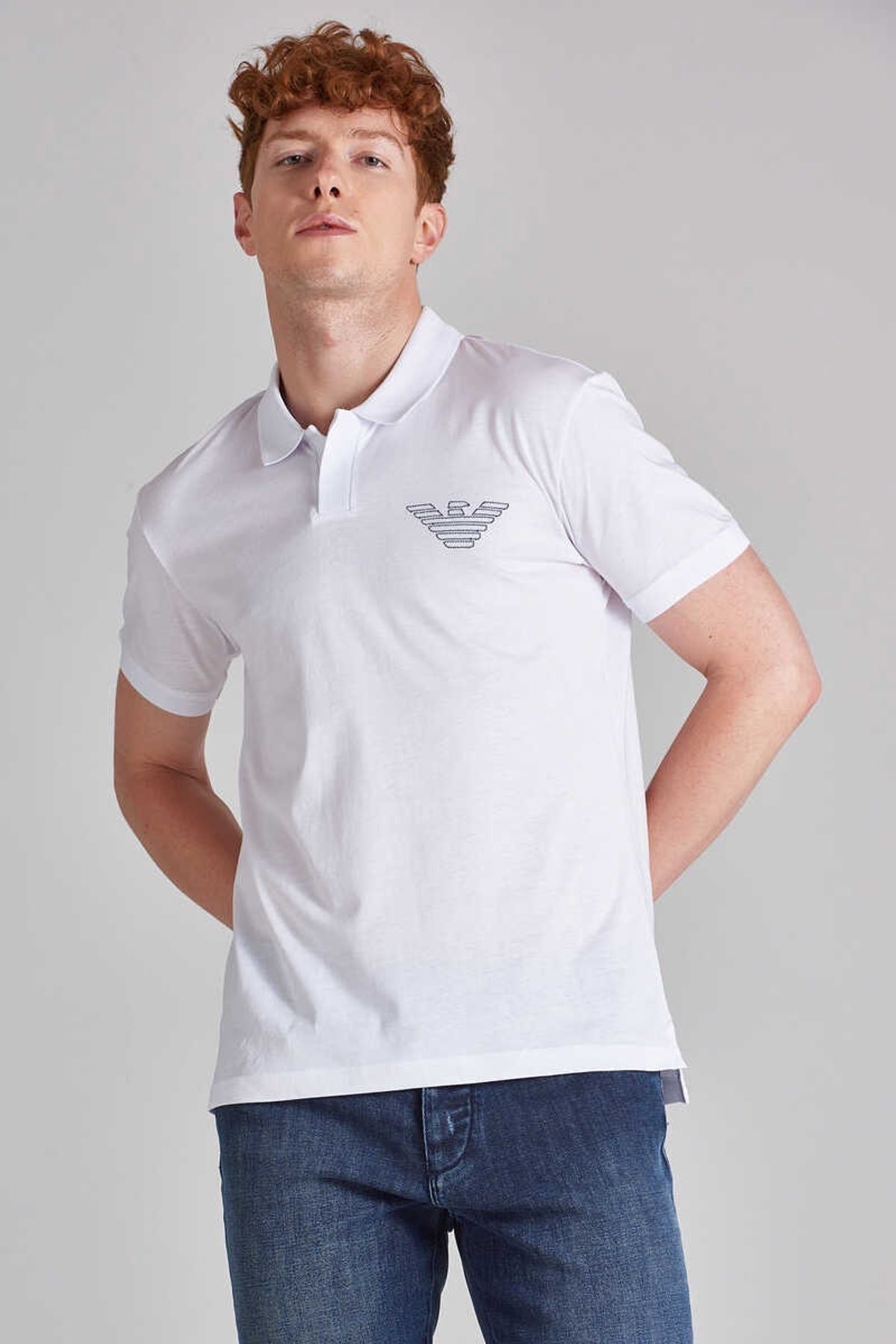 Emporio Armani Polo Yaka Erkek T-Shirt - 13