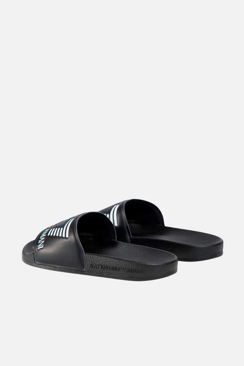 Emporio Armani Unisex Logolu Terlik - 3