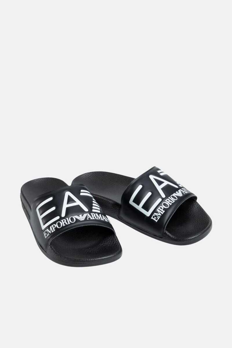 Emporio Armani Unisex Logolu Terlik - 4