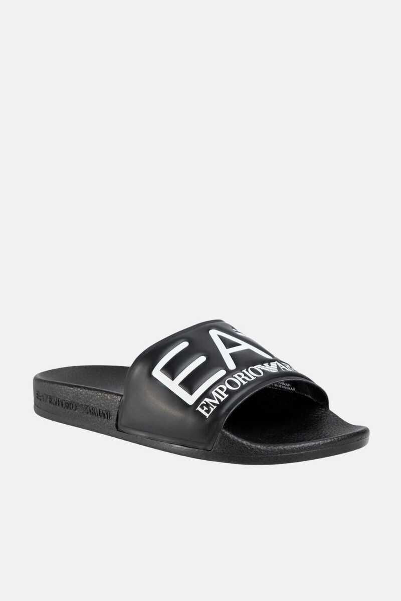 Emporio Armani Unisex Logolu Terlik - 1