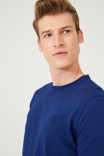 Erkek Bisiklet Yaka Kısa Kollu T-Shirt - 7