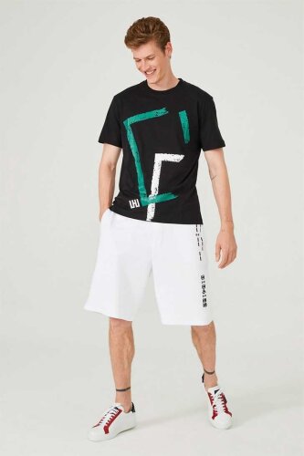 Erkek Bisiklet Yaka T-Shirt - 3