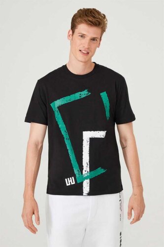 Erkek Bisiklet Yaka T-Shirt - 4