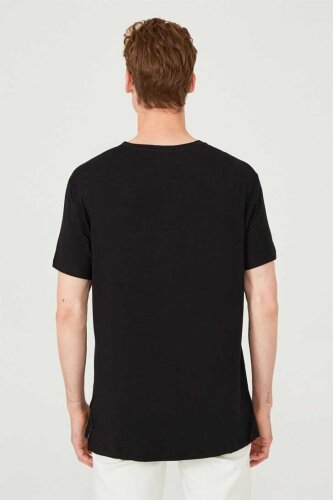 Erkek Bisiklet Yaka T-Shirt - 4