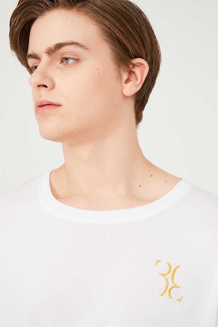 Erkek Bisiklet Yaka T-Shirt - 3