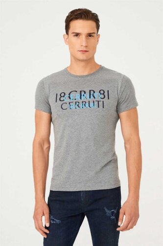Erkek Bisiklet Yaka T-Shirt - Cerruti 1881