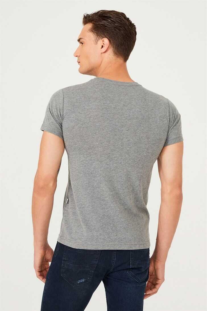 Erkek Bisiklet Yaka T-Shirt - 6