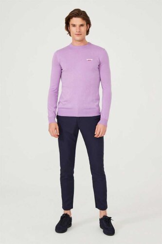 Erkek Bisiklet Yaka Triko Kazak - 3