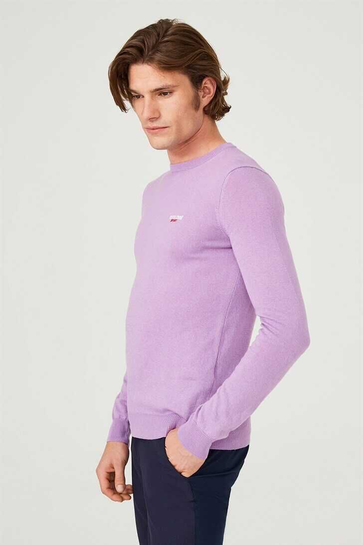 Erkek Bisiklet Yaka Triko Kazak - 4