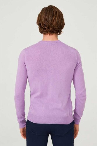 Erkek Bisiklet Yaka Triko Kazak - 7