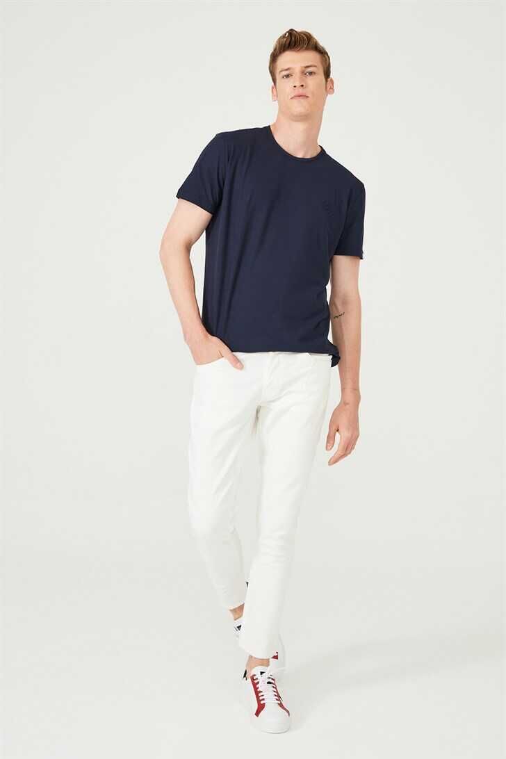 Erkek Dar Paça Jeans - 3