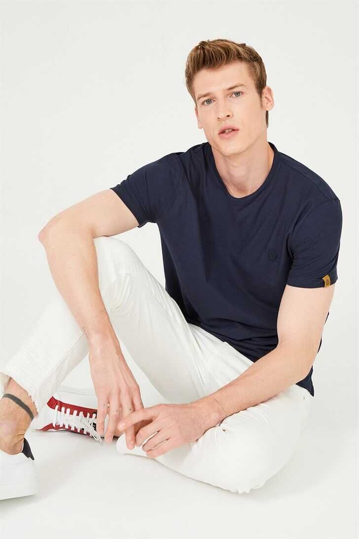 Erkek Dar Paça Jeans - 5