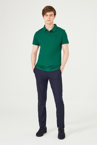 Erkek Slim Fit Polo Yaka T-Shirt - 16